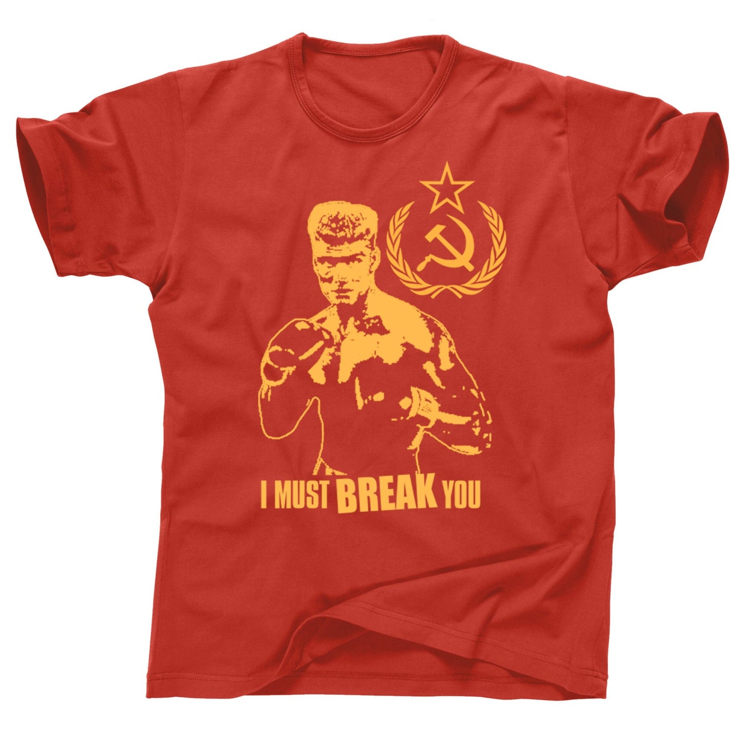 Ivan Drago I Must Break You Dolph Lundgren ROCKY Balboa 2 3 4 5 6 movie Sylvester Stallone The Expendables boxing gym Russian USSR t shirt