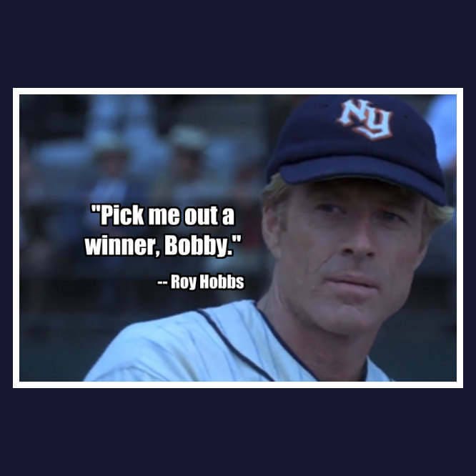 The Natural New York NY Knights Baseball Team Field of Dreams Roy Hobbs Yankees Robert Redford MLB Bull Durham spring training Tee T Shirt